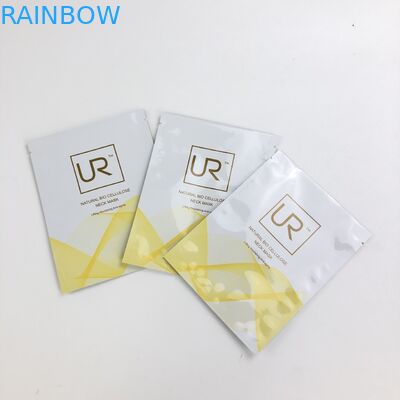 Ücretsiz örnekler yüksek kaliteli 3 yan sızdırmaz düz torba, gözyaşı çentikli alüminyum folyo torbalar