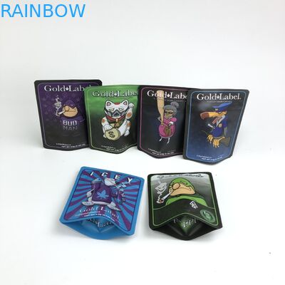 100micron VMPET Koku Korumalı Kurabiye Çantası 3.5g 7g 14g Esrar Mylar