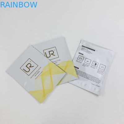 Özel Açılıp kapanabilir üç tarafı düz mylar Buzlu Plastik Kilitli losyon krem ​​poşet Çanta