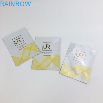 Özel Açılıp kapanabilir üç tarafı düz mylar Buzlu Plastik Kilitli losyon krem ​​poşet Çanta