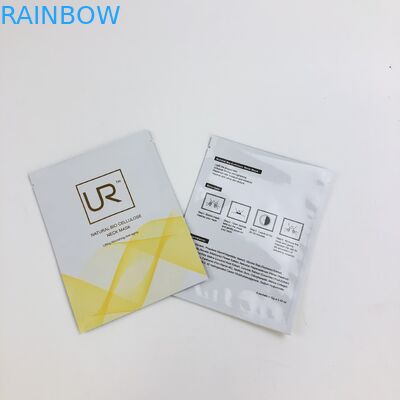 özelleştirilmiş etiket 3 yan ısı sızdırmaz düz mylar kozmetik krem ​​ambalaj çantası