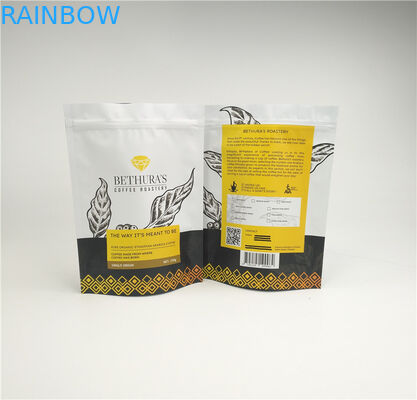 Kahve Çekirdekleri İçin 140mic MOPP Yeniden Kullanılabilir Yan Körüklü Mylar Çanta