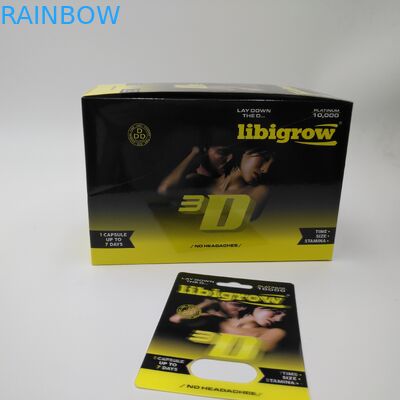 Hap Kapsül Ambalajları İçin Özelleştirilmiş Magnum Kağıt Kartları Papaer Kutuları