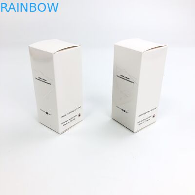 Kozmetik Örnek Gıda Kirpik Kağıt Kutusu Ambalajı İçin 350g Beyaz Karton ile Toptan Özel Sıcak Damgalama Mat Film