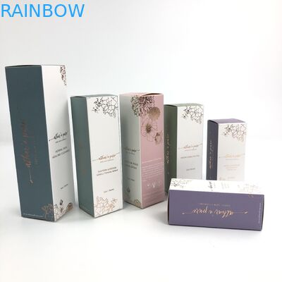Kozmetik Numune Argan Yağı Kağıt Kutusu Ambalajı İçin 400g Kalınlık Beyaz Kartonlu Özel Parlak UV Mat Film
