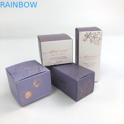 Kozmetik Numune Argan Yağı Kağıt Kutusu Ambalajı İçin 400g Kalınlık Beyaz Kartonlu Özel Parlak UV Mat Film