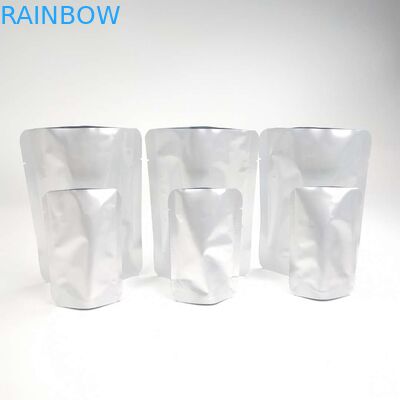 Özel Açılıp Kapanabilir Isı Yalıtımı AL Malzemesi YOK Fermuar Doypack Mühürleyen Alüminyum Folyo Torbalar Stand Up Kılıfı Alkol Sıvı Torbaları