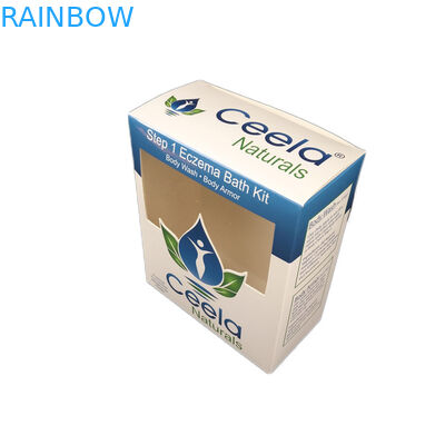 Kozmetik Örnekleri İçin Özel Ucuz Takı Kolye Ambalajı Transpartent Pencereli Craft Kağıt Kutusu Ucuz Kağıt Kutusu