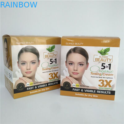 Çamaşır Deterjanı İçin Özel Baskılı Karton Yüz Kremi Ambalaj Kozmetik Cilt Bakımı Kağıt Kutusu