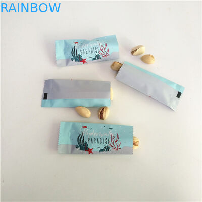 Küçük Boş Şeker Kahve Protein Tozu Poşet Çerezler için Arka Tarafı Kapalı Ambalaj Torbası