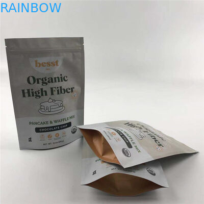 Kuru Meyveler için Pencereli Doypack ile Fermuarlı Kese Standı