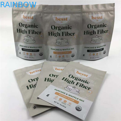 Kuru Meyveler için Pencereli Doypack ile Fermuarlı Kese Standı