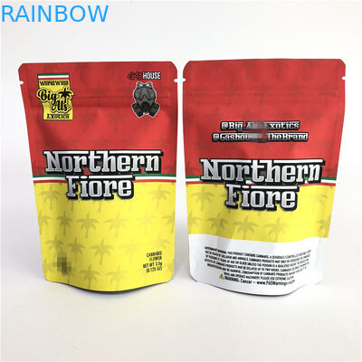 Gummy Mylar PE CMYK 180mic Bitkisel Stand Up Çanta Ofset Baskı