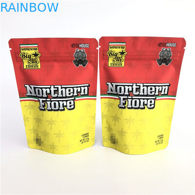 Gummy Mylar PE CMYK 180mic Bitkisel Stand Up Çanta Ofset Baskı