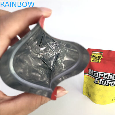 Gummy Mylar PE CMYK 180mic Bitkisel Stand Up Çanta Ofset Baskı