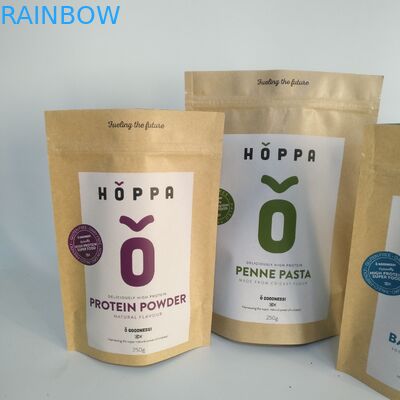 Stand Up MPET CMYK Kahve Çekirdeği Paketleme Torbaları 200 mikron