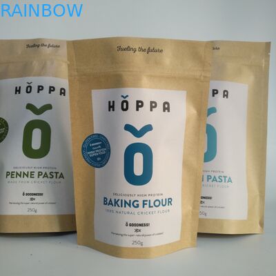 Stand Up MPET CMYK Kahve Çekirdeği Paketleme Torbaları 200 mikron