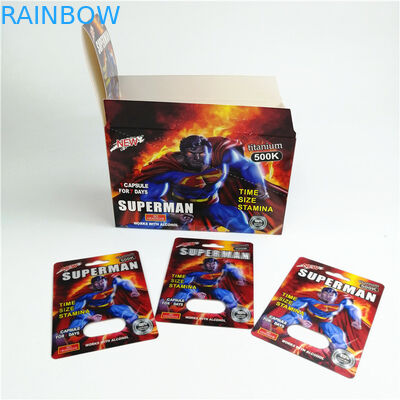 Seks Hapı için 350g Karton Gravnre Baskı Blister Kart Ambalajı