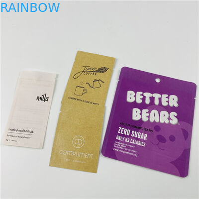 Gravnre Printing MOPP VMPET Üç Taraflı Mühür Torba Kilitli