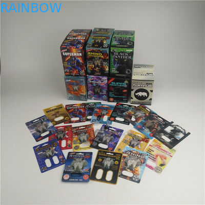 Erkek Haplar İçin SGS 200mic 3d Blister Kart 500K 600k