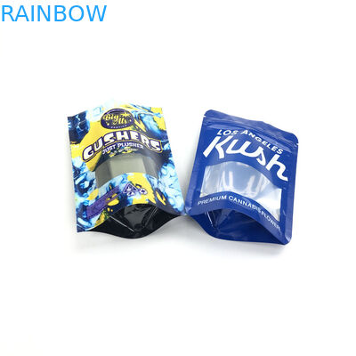 CBD 3.5g Yumuşak Dokunuşlu Kurabiye Çantası Koku Korumalı Mylar Çocukların Açamayacağı Folyo Kılıfı Ambalajı