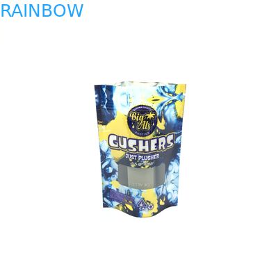 Fermuarlı Buğday Unu Tohumu İçin Özel Logo Bolsa Sac Plastique Stand Up Kılıfı Torbalar Kozmetik Pencere