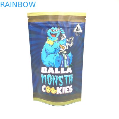 Doypack Fermuar MOPP 8OZ Fermuarlı Stand Up Kılıfı VMPET