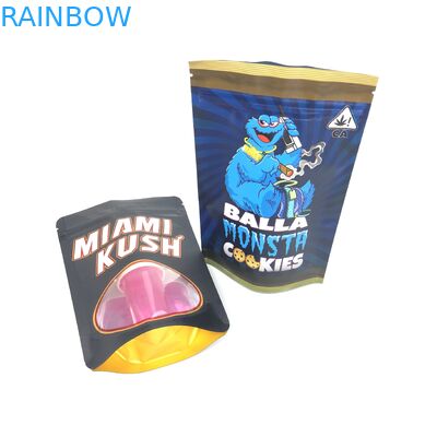 Doypack Fermuar MOPP 8OZ Fermuarlı Stand Up Kılıfı VMPET