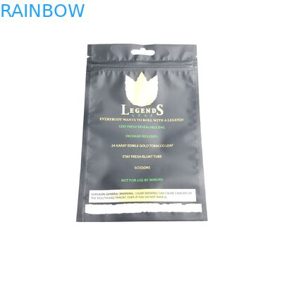 Sigara Tütünü İçin Mat Film MOPP VMPET Açılıp Kapanabilir Zip Kilit Çantası