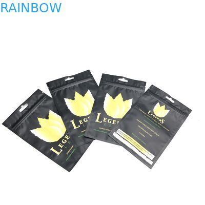 Sigara Tütünü İçin Mat Film MOPP VMPET Açılıp Kapanabilir Zip Kilit Çantası