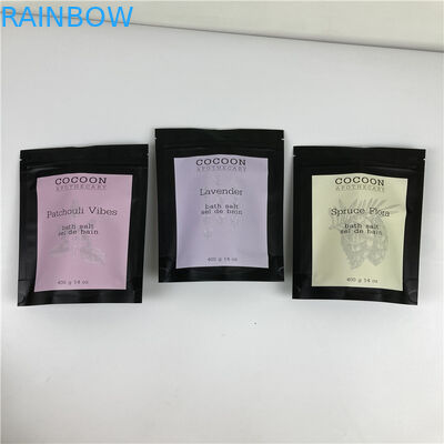 32 Oz Banyo Tuzu Folyo Kılıfı Ambalajı Açılıp Kapanabilir Stand Up Çanta / 250g Kahve Vücut Ovma Kılıfı