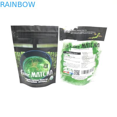 MOPP Açılıp Kapanabilir Stand Up Kılıfı Yeşil Çay İçin 120 Mikron