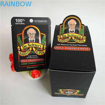 3.5 Gram Kurutulmuş Çiçek Otu Ambalajı Mylar Folyo Torbaları MOPP