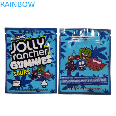 200mic CBD Gummies Candy Mylar Çanta THC Esrar