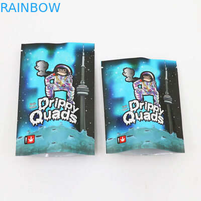 CMYK 4.3 Mils Kalın Çocuk Korumalı Kağıt Torbalar Cbd Zarflar