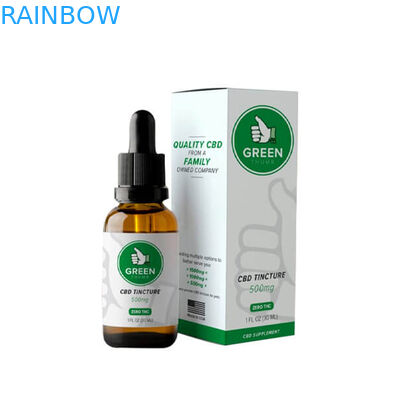 Renkli Baskı CMYK 120mic Damlalıklı Şişe Kağıt Kutusu CBD