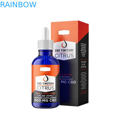 Siyah Kağıt CMYK 10ml Damlalıklı Şişe Tüp Kutusu 200mic