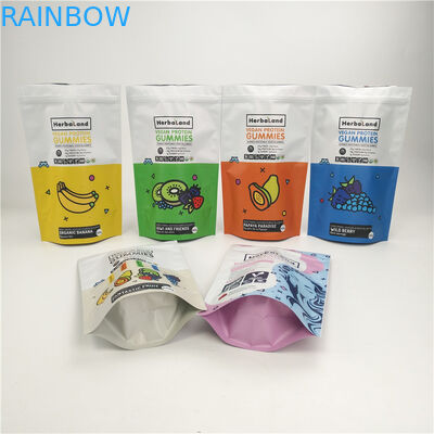 Çiçekler Tozu 140mic Food Grade Gummies CDB Mylar Bag