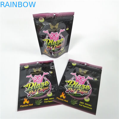 100micron MOPP Gıda Stand Up Kılıfı 100mg Candy Gummies Bear