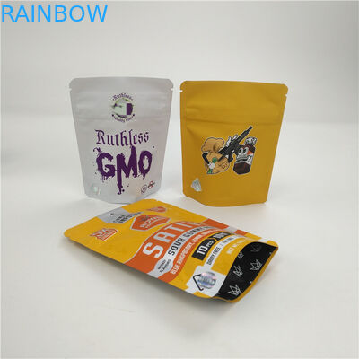 Canabies Kenevir VMPET 100micron CBD Yağ Paketleme Çantası 3.5g Kurabiye