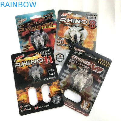 Cinsel Geliştirme Hapları İçin 89x127mm Magnum 24K 3d Blister Kart