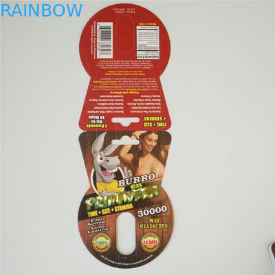 Hologram Sıcak Yaldız Kapsül Paketleme Kartı Rhuno 100K