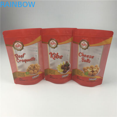 Buzlu Pencere 120 mikron VMPET Alüminyum Folyo Kilitli Torba CMYK