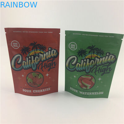 Çerezler 3.5g VMPET 100 mikron Ot CBD için Stand Up Kılıfı