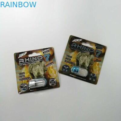 Siyah Beyaz Panter CMYK 8 * 12cm Seks Hapları Hap İçin Kağıt Kartları