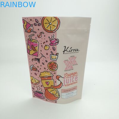 Bolsa Matt Film MOPP VMPET Fasulye Doypack için Açılıp Kapanabilir Stand Up Kılıfı