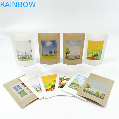 Biyobozunur 100mircon VMPET Kraft Kağıt Ambalaj Torbası