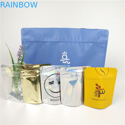 Fıstık Ezmesi İçin Açılıp Kapanabilir SGS Yenilebilir Çocuklara Dayanıklı Mylar Çanta