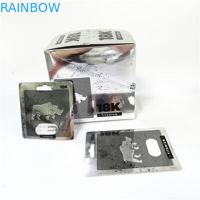 Pussycat Paketi Rhino Kapsül Hapları Blister Kartı UV baskı