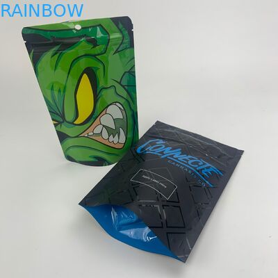 180 mikron VMPET LLDPE Plastik Kilitli Gıda Torbaları